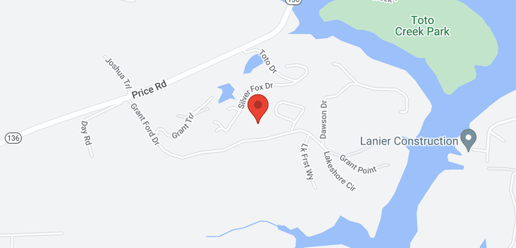 map of 501 Grant Ford Drive